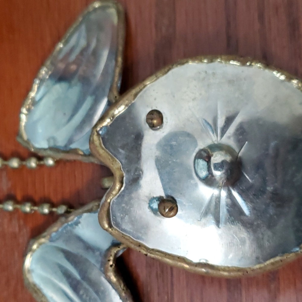 Rabbit Pendant Necklace Vintage Ears Move When You Move! - Picture 10 of 15